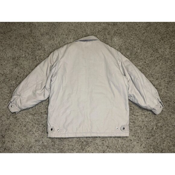 Mens Canvas Jacket Quilt Lining Workwear Utility Chore Outdoor Fishing Thick S - Picture 3 of 14